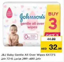 Nesto J&J Baby Gentle All Over Wipes offer