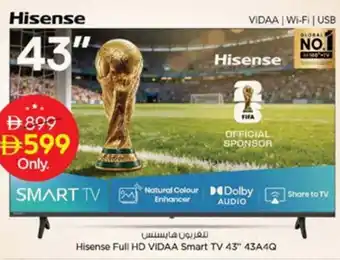 Nesto Hisense Full HD VIDAA Smart TV 43" 43A4Q offer