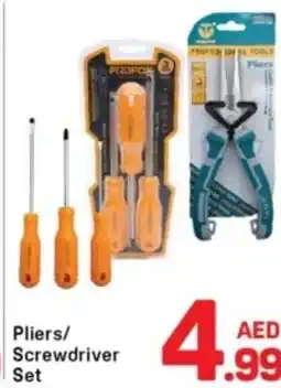 Day To Day Pliers/ Screwdriver set offer