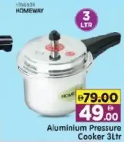 Al Madina Hypermarket Aluminium pressure cooker offer
