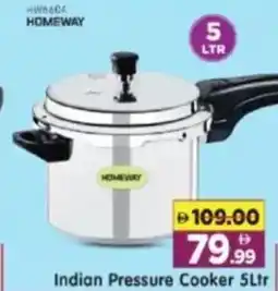 Al Madina Hypermarket Indian pressure cooker offer