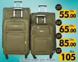 Al Madina Travelb eva awl soft trolley offer
