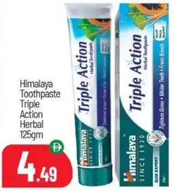 Bigmart Himalaya Toothpaste Triple Action Herbal offer