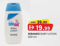 KM Trading Sebamed baby lotion offer