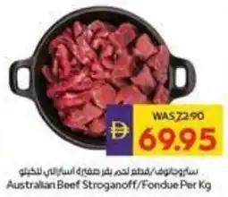 Abu Dhabi Coop Australian Beef Stroganoff/Fondue offer