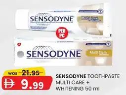 KM Trading Sensodyne toothpaste multi care + whitening offer