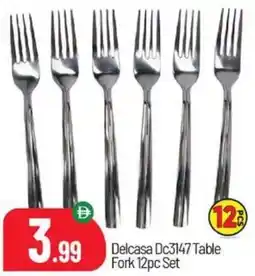 Bigmart Delcasa Dc3147 Table Fork 12pc Set offer