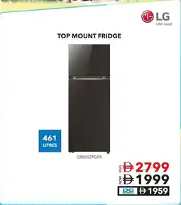Sharaf DG Top mount fridge GRB652PGFK offer