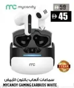 Hashim Hypermarket Mycandy gaming earbuds white offer