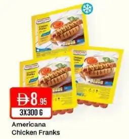 West Zone Supermarket Americana Chicken Franks offer