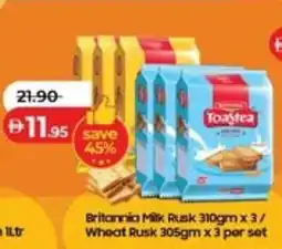 Lulu Hypermarket Britannia Milk Rusk / Wheat Rusk offer
