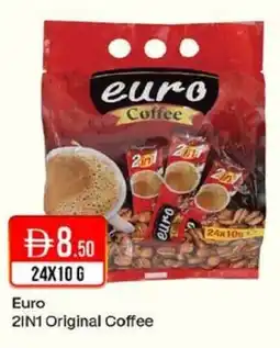 West Zone Supermarket Euro 2IN1 Original Coffee offer