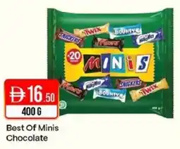 West Zone Supermarket Best Of Minis Chocolate offer