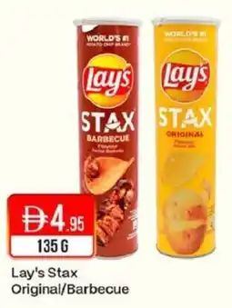 West Zone Supermarket Lay's Stax Original/Barbecue offer