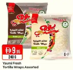 West Zone Supermarket Yaumi Fresh Tortilla Wraps offer