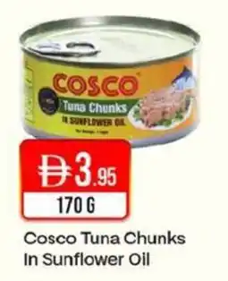 West Zone Supermarket Cosco Tuna Chunks In Sunflower Oil offer