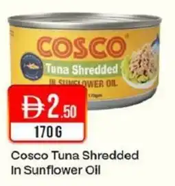 West Zone Supermarket Cosco Tuna Shredded In Sunflower Oil offer