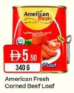 West Zone Supermarket American Fresh Corned Beef Loaf offer