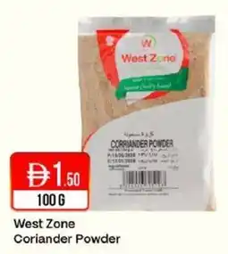 West Zone Supermarket West Zone Coriander Powder offer