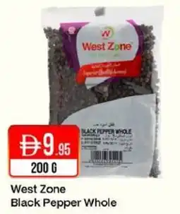 West Zone Supermarket West Zone Black Pepper Whole offer