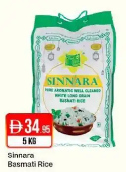 West Zone Supermarket Sinnara Basmati Rice offer