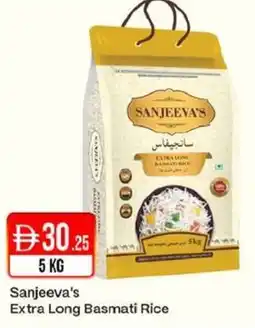 West Zone Supermarket Sanjeeva's Extra Long Basmati Rice offer