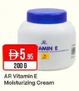West Zone Supermarket AR Vitamin E Moisturizing Cream offer