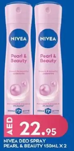 West Zone Supermarket Nivea deo spray pearl & beauty offer