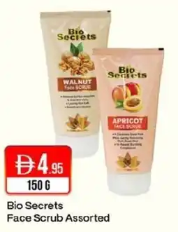 West Zone Supermarket Bio Secrets Face Scrub offer