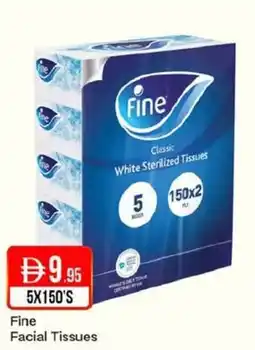 West Zone Supermarket Fine facial tissues offer