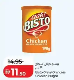 Lulu Hypermarket Bisto gravy granules chicken offer