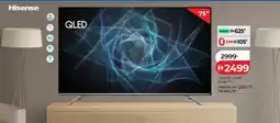 Lulu Hypermarket Hisense 4k qled tv 75061q75" offer