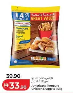 Lulu Hypermarket Americana tempura chicken nuggets offer