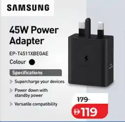 Lulu Hypermarket 45w power adapter ep-t4511xbegae offer