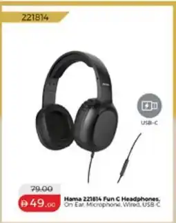 Lulu Hypermarket Hama 221814 fun c headphones offer