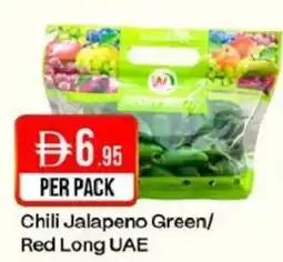 West Zone Supermarket Chili Jalapeno Green/ Red Long UAE offer