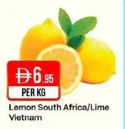 West Zone Supermarket Lemon South Africa/Lime Vietnam offer