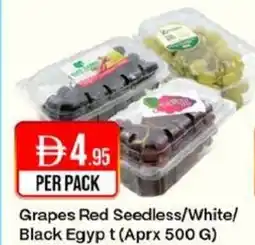 West Zone Supermarket Grapes Red Seedless/White/ Black Egypt offer