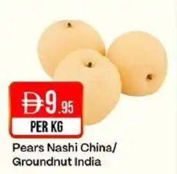 West Zone Supermarket Pears Nashi China/ Groundnut India offer