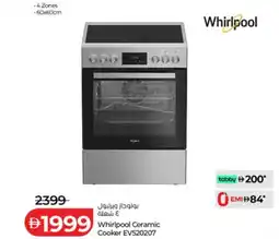 Lulu Hypermarket Whirlpool ceramic cooker ev520207 offer