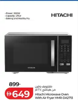 Lulu Hypermarket Hitachi microwave oven with air fryer hmr-da2713 offer