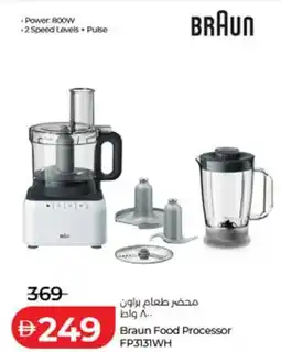 Lulu Hypermarket Braun food processor fp3131wh offer