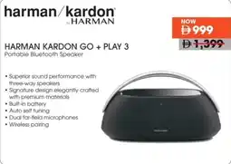 Emax Harman kardon go + play 3 portable bluetooth speaker offer