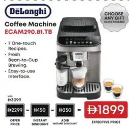 Emax Coffee machine ecam290.81.tb offer