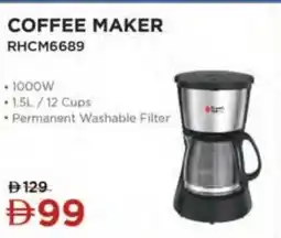 Emax Coffee maker rhcm6689 offer