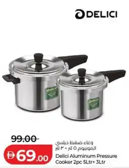 Lulu Hypermarket Delici Aluminum Pressure Cooker offer