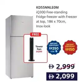 Emax KD55NNLEOM iQ300 Free-standing Fridge-freezer with Freezer offer