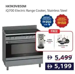Emax HK9K9V850M iQ700 Electric Range Cooker, Stainless Steel offer