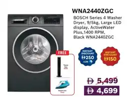 Emax WNA2440ZGC BOSCH Series 4 Washer Dryer offer