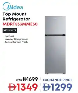 Emax Midea Top Mount Refrigerator MDRT533MME50 offer
